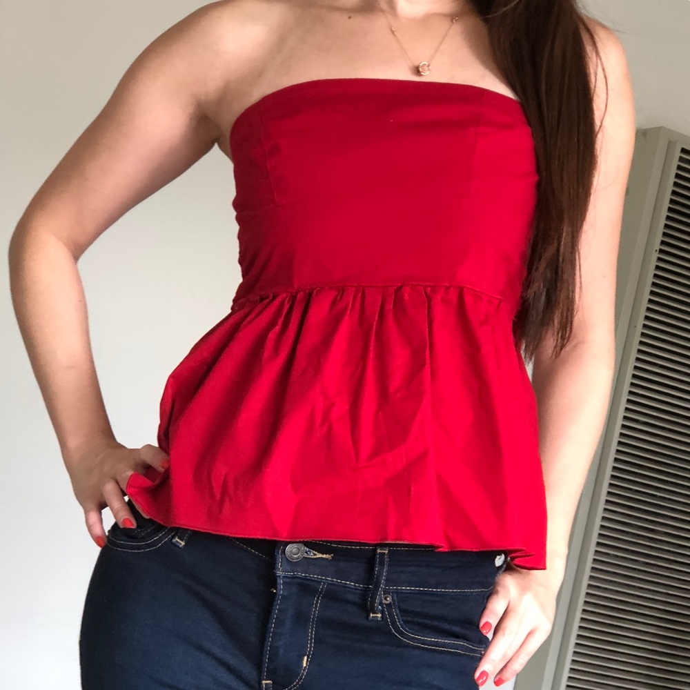 Forever 21 Red Tube Top